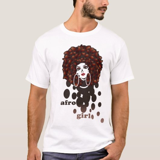 T-shirt fille Afro (Devant)