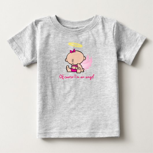 T-shirt fille ailes Angel (Devant)
