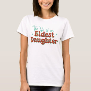 T-shirt Fille aînée Vie tendance d'une fille Filles