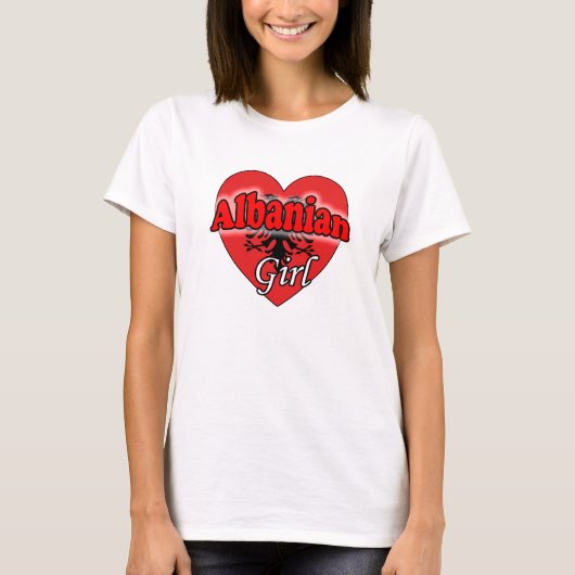 T-shirt Fille albanaise (Devant)