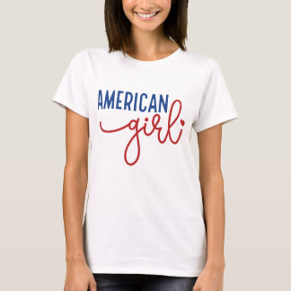 T-shirt Fille Américaine