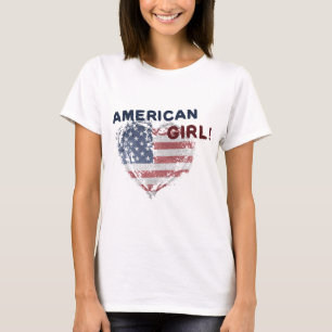 T-shirt Fille américaine