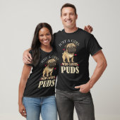 T-Shirt Fille Amour Pug (Unisexe)