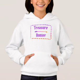 T-Shirt Fille Amusement Chasseuse de Trésor