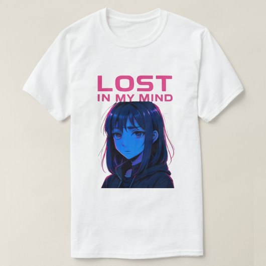 T-Shirt Fille Anime Cyberpunk (Design devant)
