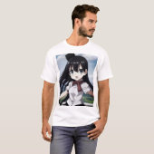 T-shirt fille Anime mignonne (Devant entier)