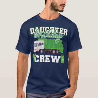 T-shirt Fille Anniversaire Équipage de déchets Camion Fami