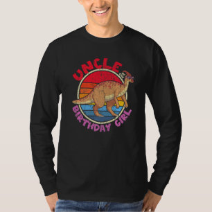 T-shirt Fille Anniversaire I Oncle I Parasaurolophus I Fam
