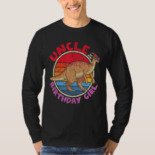 T-shirt Fille Anniversaire I Oncle I Parasaurolophus I Fam