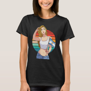 T-shirt Fille argentine Drapeau Argentine Fierté Latino Vi