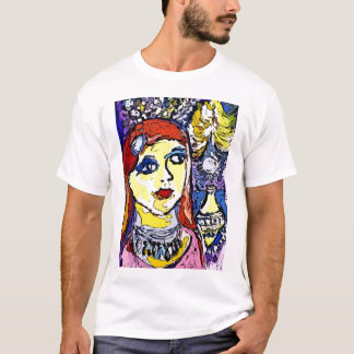 T-shirt Fille Art Brut Peinture Katie Pfeiffer
