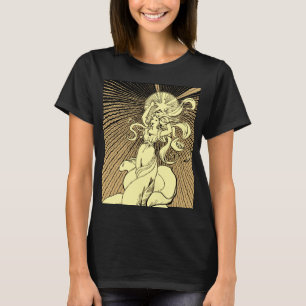 T-shirt Fille Art Nouveau atteignant les étoiles