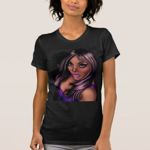 T-shirt Fille assez noire