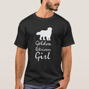 T-shirt Fille au Golden Retriever Et Chien 1