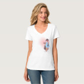 T-shirt fille Aura Vibe (Devant entier)