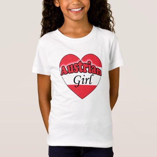 T-Shirt fille autrichienne (Devant)