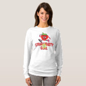 T-shirt Fille aux fraises (Devant entier)