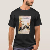 T-shirt Fille avec chats, Alexandre Steinlen (Devant)