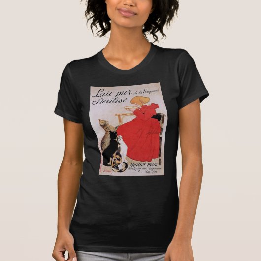 T-shirt Fille avec chats, Alexandre Steinlen (Devant)