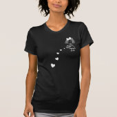 T-shirt Fille avec des coeurs (Devant)