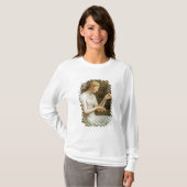 T-shirt Fille avec des fleurs (Devant entier)