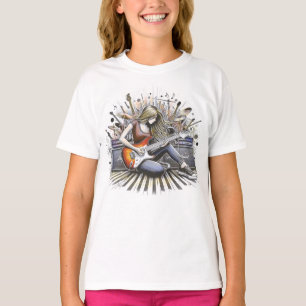 T-shirt Fille avec des vibes musicales