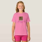 T-shirt fille avec design de danse (Devant entier)