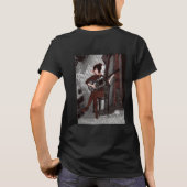 T-shirt Fille avec guitare (Dos)