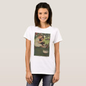 T-shirt Fille avec Kitten (Devant entier)