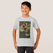 T-shirt Fille avec Kitten (Devant entier)