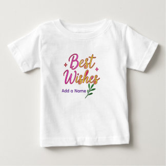 T-shirt fille avec meilleurs vœux