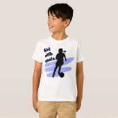 T-shirt fille avec objectifs (Devant entier)