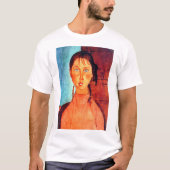 T-shirt Fille avec Pigtails, Modigliani (Devant)
