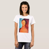 T-shirt Fille avec Pigtails, Modigliani (Devant entier)