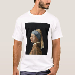 T-shirt Fille avec une boucle d'oreille de perle, c.1665-6