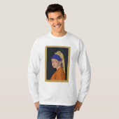 T-shirt Fille avec une oreille perle (Devant entier)