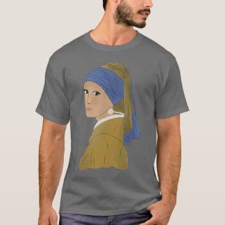 T-shirt Fille avec une oreille perle redessinée