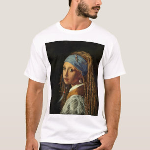 T-shirt Fille avec une parodie perle