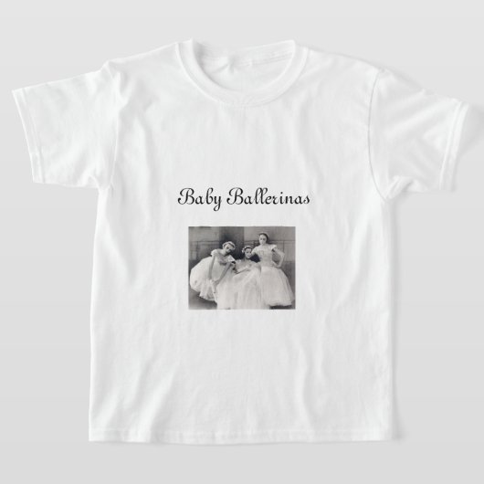 T-shirt fille Ballerinas bébé (Poser)