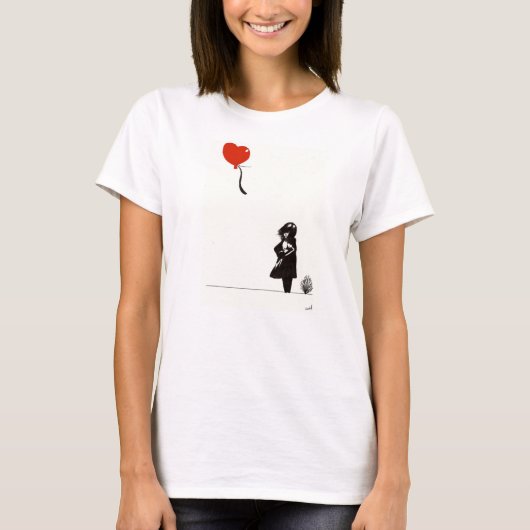 T-shirt Fille Bansky moderne (Devant)