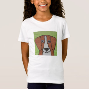 T-shirt fille Beagle mignonne
