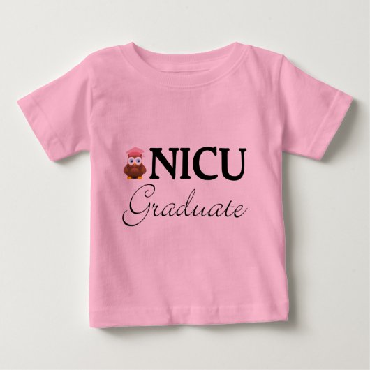 T-shirt fille bébé diplômée de l'Université de New (Devant)