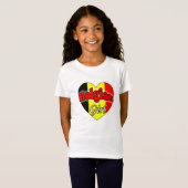 T-Shirt Fille belge (Devant entier)