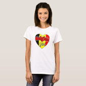 T-shirt Fille belge (Devant entier)