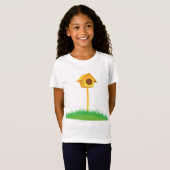 T-shirt fille Bird House (Devant entier)