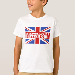 T-shirt Fille britannique
