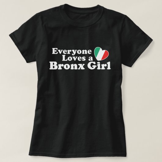 T-shirt Fille Bronx italienne (Design devant)