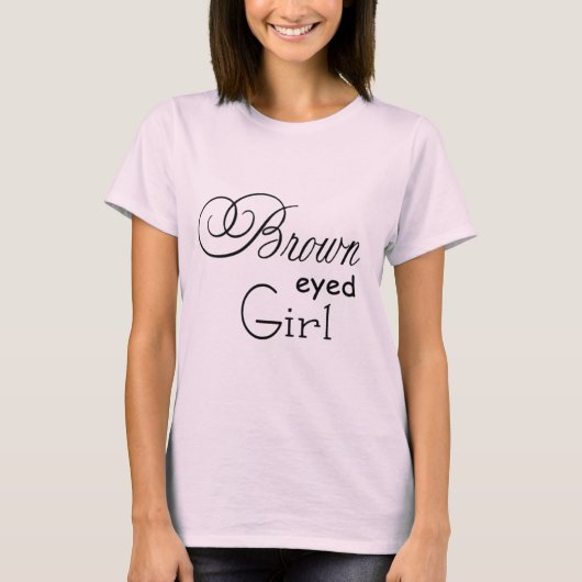 T-shirt Fille Brown (Devant)