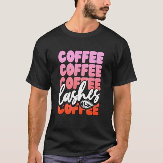 T-shirt Fille Café Café Et Cils (Devant)
