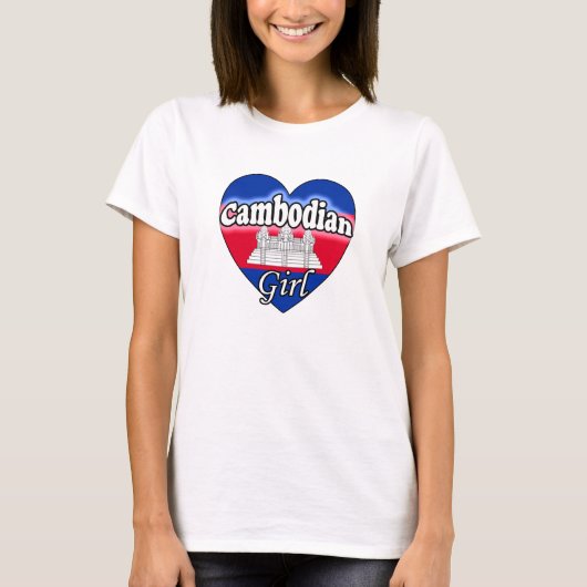 T-shirt Fille cambodgienne (Devant)